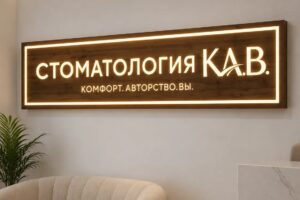 Световой короб прямоугольный